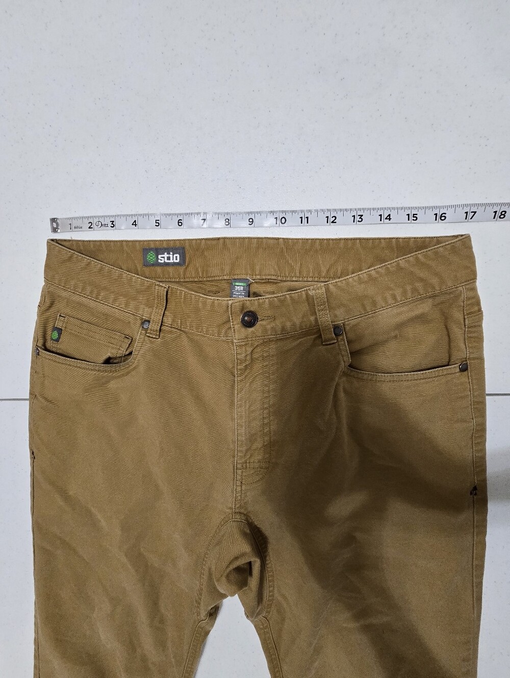 Stio 24/25 Men's Rivet Canvas Pant Barren Brutte Tan 35X30 Outdoor Cabincore - Picture 5 of 12